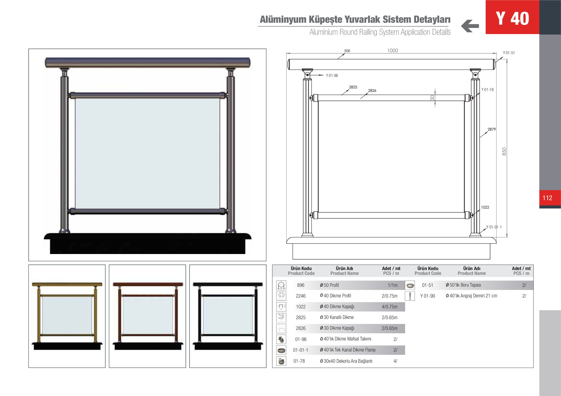 Küpeşte Oval Sistemleri 19